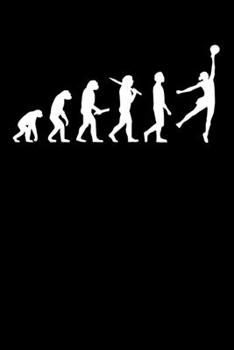 Volleyball Player Notebook: Volleyball Evolution 6 x 9 Dotted Dot Grid Gift For Volleyball Players (108 Pages)