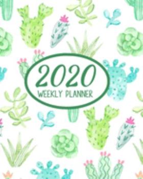2020 Weekly Planner: Cactus Succulents Small Size Easy To Carry Two Page A Week Planner Calendar