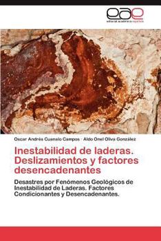 Paperback Inestabilidad de laderas. Deslizamientos y factores desencadenantes [Spanish] Book