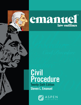 Paperback Emanuel Law Outlines for Civil Procedure Book