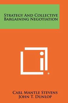 Paperback Strategy And Collective Bargaining Negotiation Book