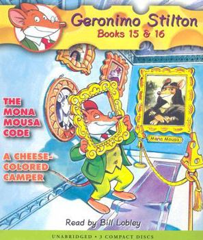 Hardcover The Mona Mousa Code / A Cheese-Colored Camper (Geronimo Stilton Audio Bindup #15 & 16) Book