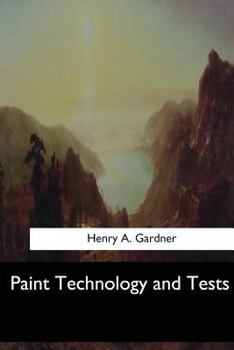 Paperback Paint Technology and Tests Book