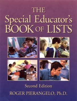 Paperback The Special Educator's Book of Lists Book