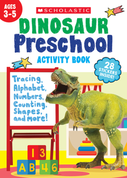 Paperback Dinosaur Preschool Activity Book