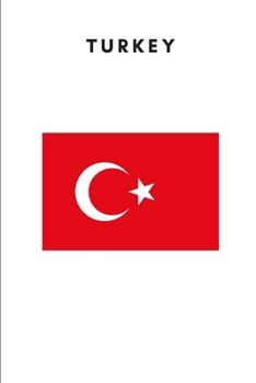 Paperback Turkey: Country Flag A5 Notebook to write in with 120 pages Book