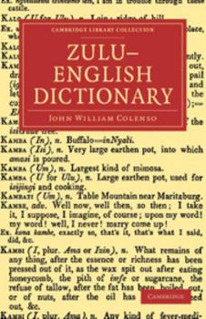 Paperback Zulu English Dictionary Book