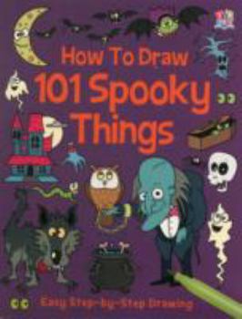 Paperback How to Draw 101 Spooky Things Book
