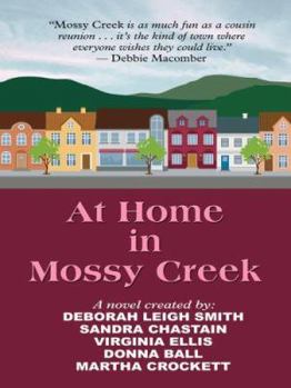 Hardcover At Home in Mossy Creek [Large Print] Book