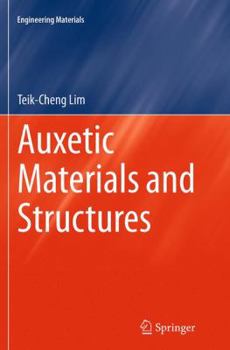 Paperback Auxetic Materials and Structures Book