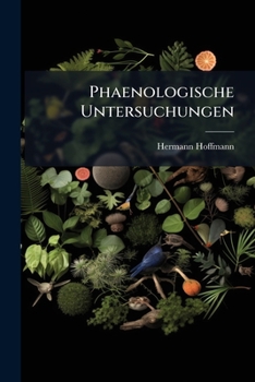 Paperback Phaenologische Untersuchungen [German] Book
