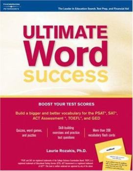 Paperback Ultimate Word Success [With Flashcards] Book