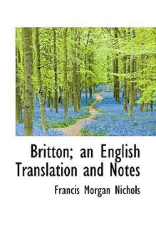 Paperback Britton; An English Translation and Notes Book
