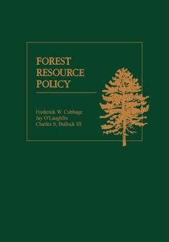 Paperback Forest Resource Policy Book