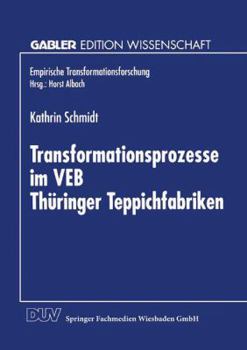 Paperback Transformationsprozesse Im Veb Thüringer Teppichfabriken [German] Book