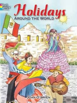 Paperback Holidays Around the World (Dover Holiday Coloring Book) Book