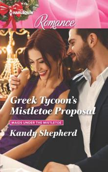 Mass Market Paperback Greek Tycoon's Mistletoe Proposal [Large Print] Book