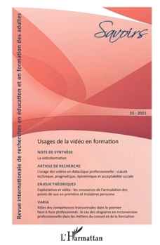 Usages de la vidéo en formation (Savoirs) (French Edition)