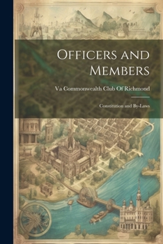 Paperback Officers and Members: Constitution and By-Laws Book