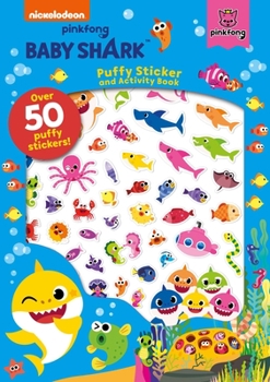 Paperback Baby Shark: Puffy Sticker and Activity Book