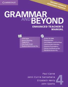 Paperback Grammar and Beyond Level 4 Enhanced Teacher's Manual [With CDROM] Book