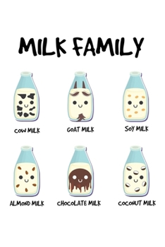 Notizbuch: Milch Gesundheit Vegetarier Veganer Witz Geschenk 120 Seiten, 6X9 (Ca. A5), Karomuster (German Edition)