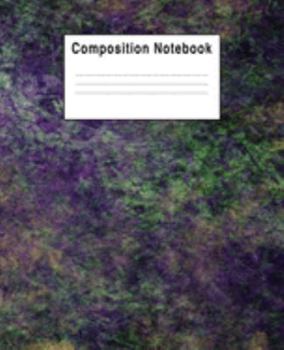Composition Notebook: Abstract Green Art
