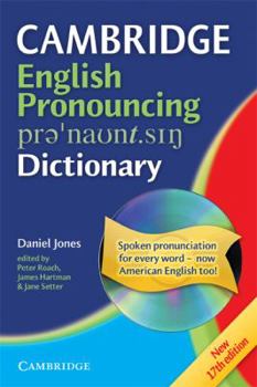 Paperback Cambridge English Pronouncing Dictionary Paperback for Windows [With CDROM] Book