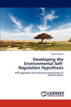 Paperback Developing the Environmental Self-Regulation Hypothesis Book