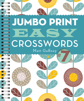 Paperback Jumbo Print Easy Crosswords #7 Book