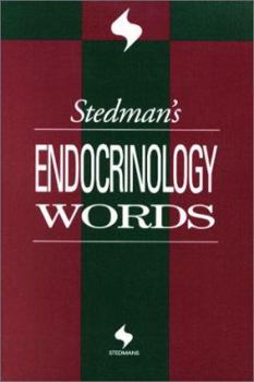 Hardcover Stedman's Endocrinology Words Book