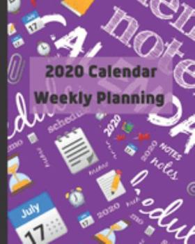 2020 Calendar: Weekly planning (City style)