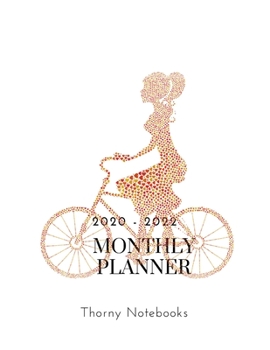 Monthly Planner 2020 - 2022: Monthly overview, 36 Month Planner, 2020 - 2022, size 8.5x11, White Interior, Hardy Matte Cover. Design by Thorny N.