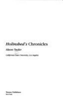 Hardcover The Holinshed's Chronicles Book