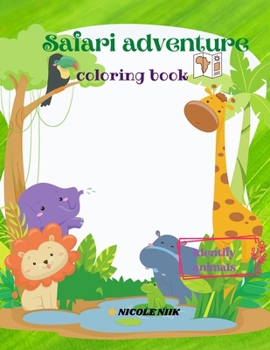Paperback Safari colouring book: Safari colouring book for boys and girls Book