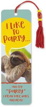 Hardcover Beaded Bkmk I Like to Party Book