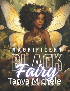 Paperback Black Fairy Womens Coloring Book