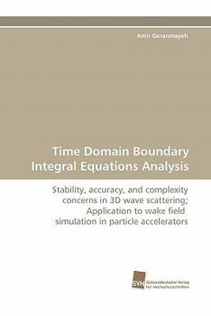 Paperback Time Domain Boundary Integral Equations Analysis Book