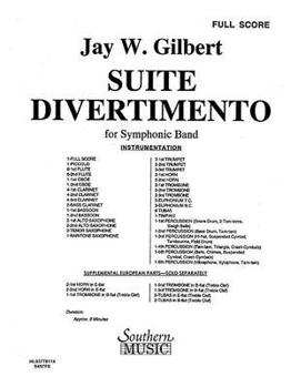 Paperback Suite Divertimento: Band/Concert Band Book
