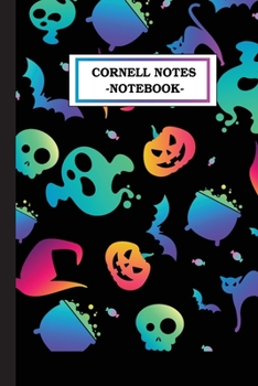 Cornell Notes NoteBook: Graph Paper Composition Notebook | Grid Paper Notebook | Inspirational Quote Notebook on the Beautiful Green Creepy Halloween Cover (Journal / Planner / Diary)