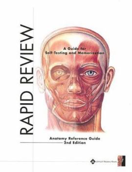 Spiral-bound Rapid Review: Anatomy Reference Guide Book