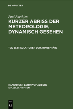 Hardcover Zirkulationen Der Atmosphäre [German] Book