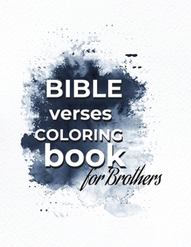 Paperback Bible Verses Coloring Book For Brothers Book