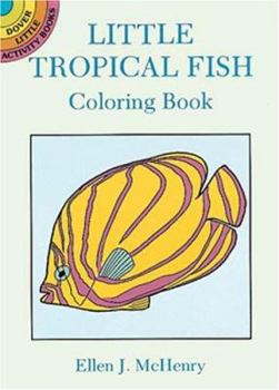 Paperback Little Tropical Fish Coloring Book