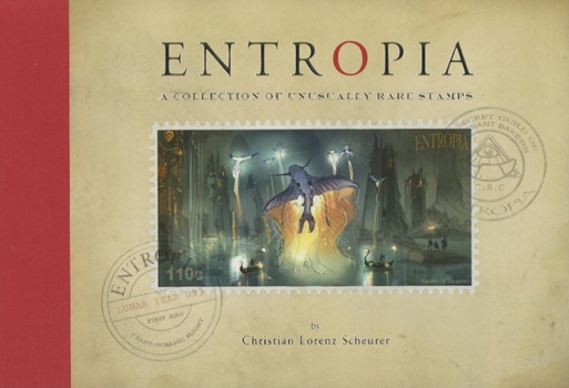 Hardcover Entropia: A Collection of Unusually Rare Stamps Book