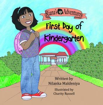 Paperback Riana's Adventures - First Day of Kindergarten Book