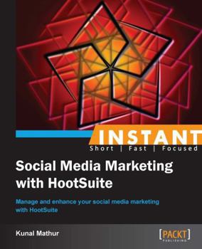 Paperback Instant Social Media Marketing with HootSuite Book