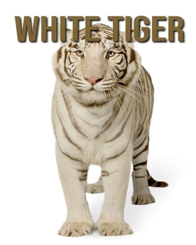 Paperback White Tiger: Amazing Photos & Fun Facts Book About White Tiger For Kids Book