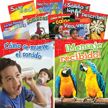 Paperback Let's Explore Physical Science Grades K-1 Spanish, 10-Book Set [Spanish] Book