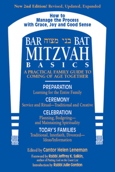 Paperback Bar/Bat Mitzvah Basics 2/E: A Practical Family Guide to Coming of Age Together Book